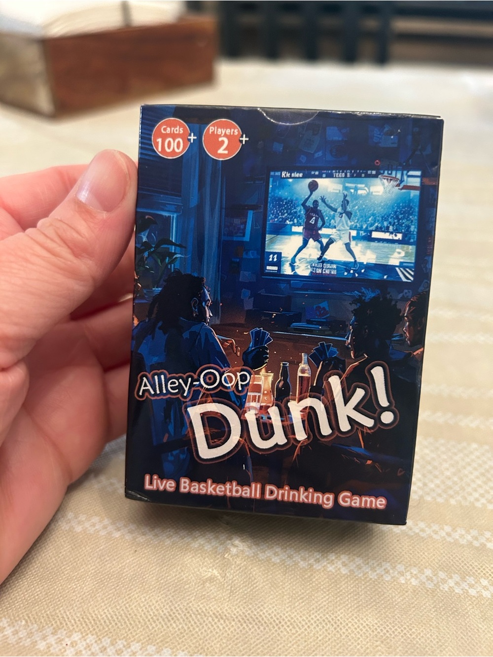 Dunk! Live Basketball Drinking Game - Blue
